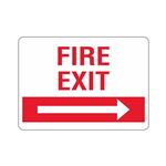 Fire Exit Right Arrow Sign